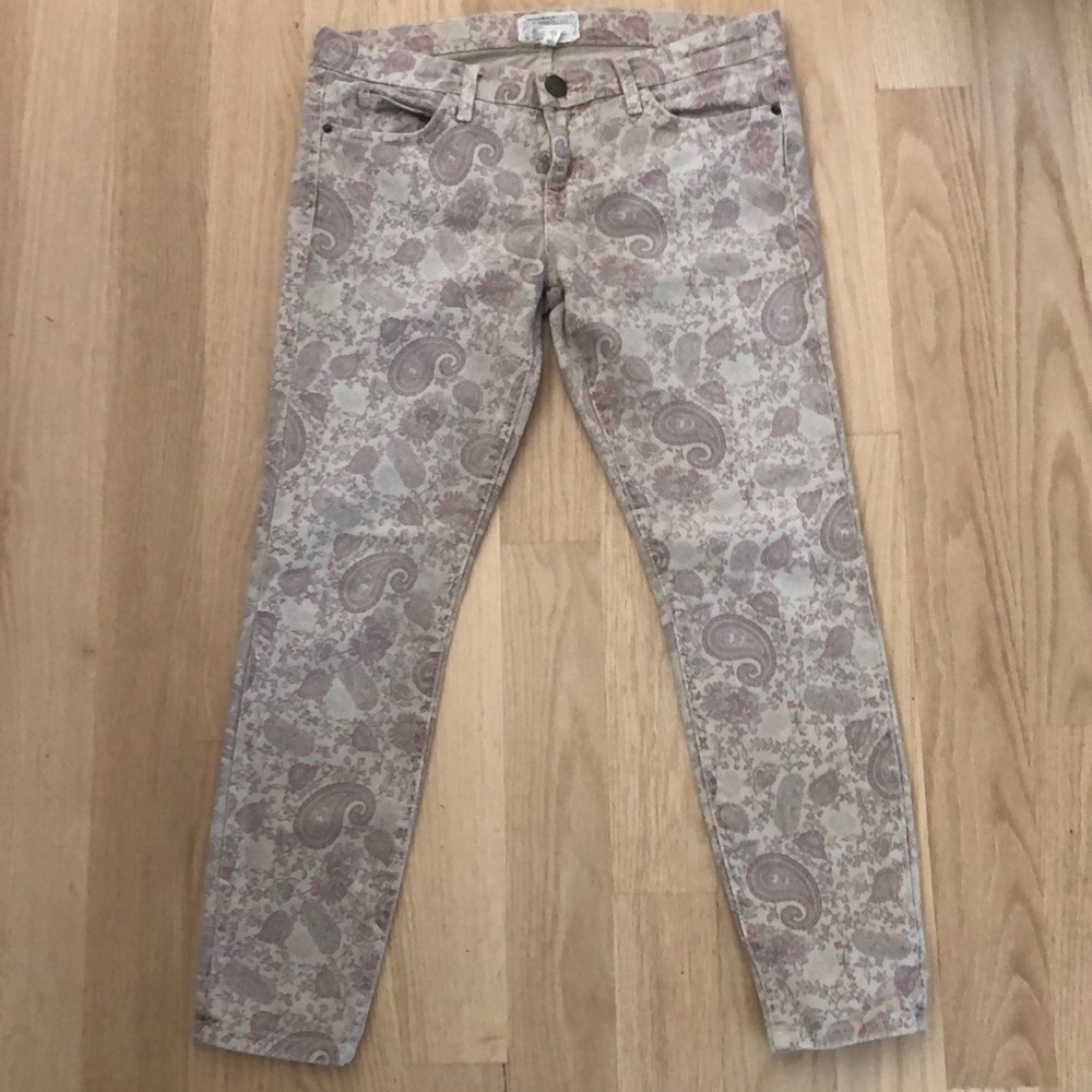 Current/ Elliot the Stiletto khaki size 28- excellent used condition- no flaws